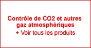 Contrôle de CO2 et autres gaz atmosphériques